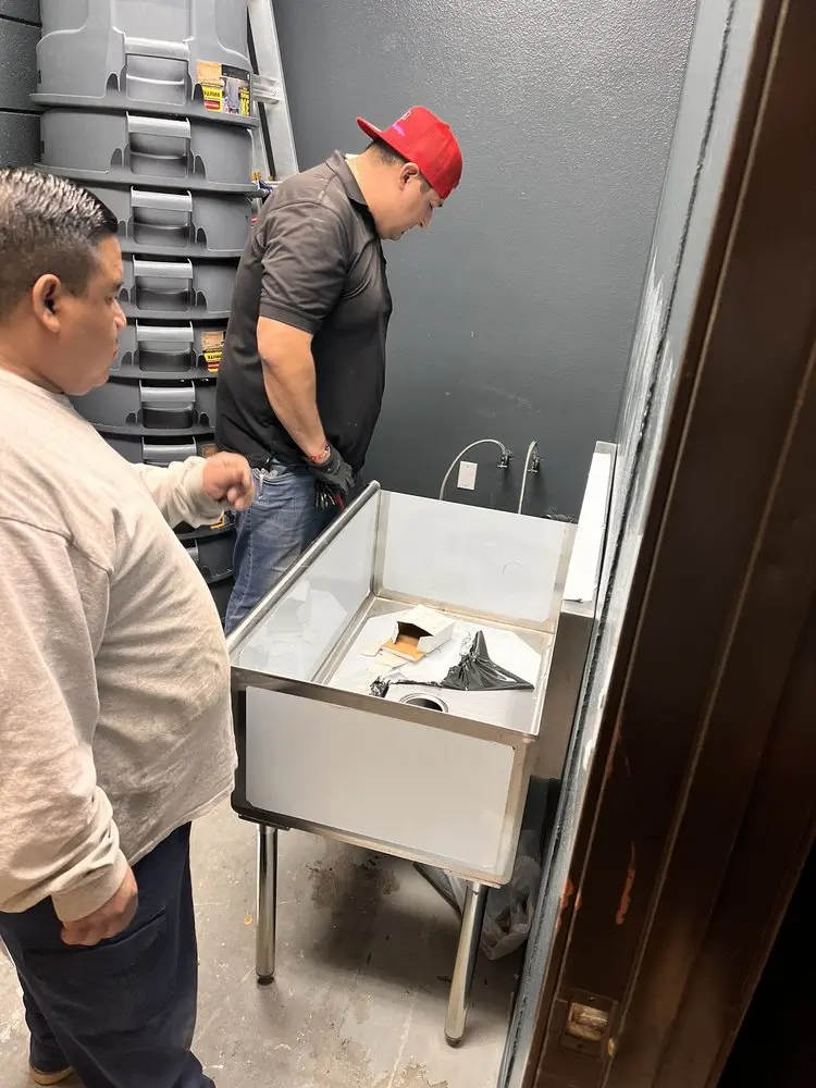 Commercial plumbing and sink installation in Kastle Estates