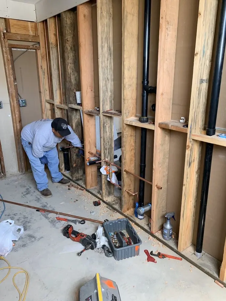 Commercial rough-in plumbing for Gas Line Repair in Kastle Estates